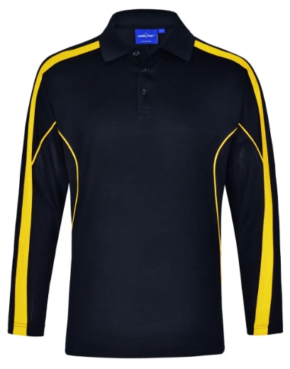 Picture of Winning Spirit, Mens TrueDry L/S Polo